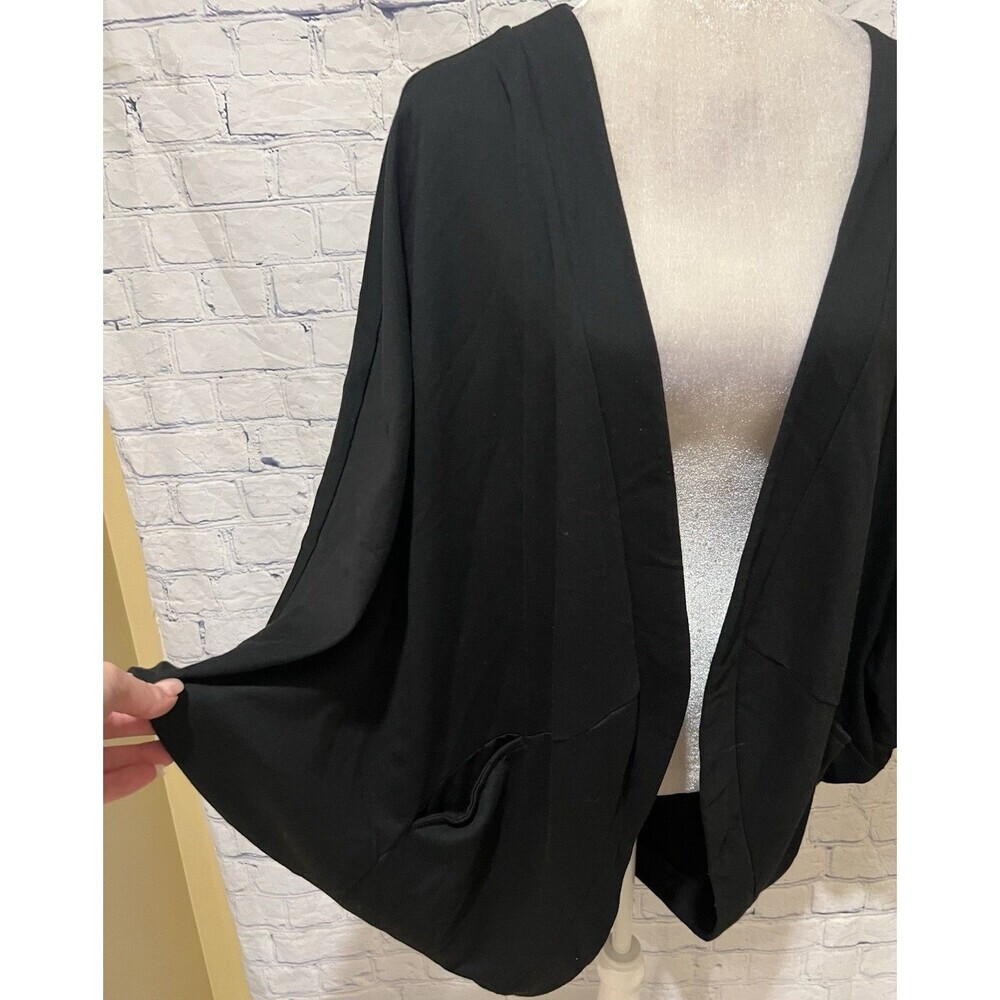 Banana Republic Black Kimono Sleeve Open Sweater Cardigan Small/XS - Picture 2 of 6